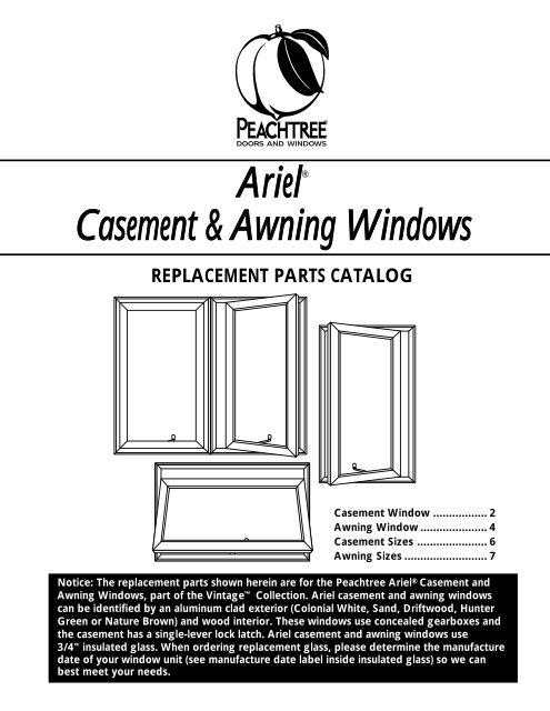 ARIEL CASE & AWN - Peachtree Doors and Windows