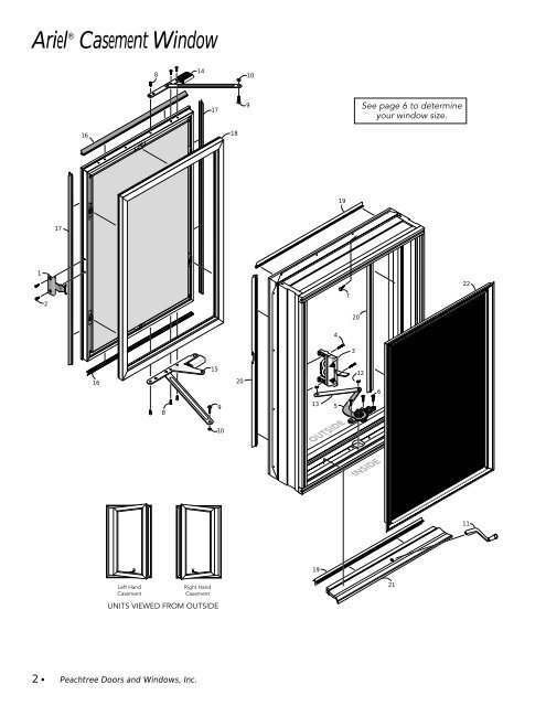 ARIEL CASE & AWN - Peachtree Doors and Windows