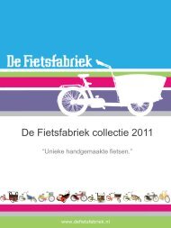 De Fietsfabriek collectie 2011 - De Mobiele Fietsspecialist Geert