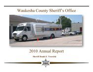 Waukesha County Sheriff's Office 2010 Annual Report