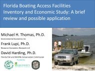 FWC Statewide Boating Economic Study â Michael Thomas ...