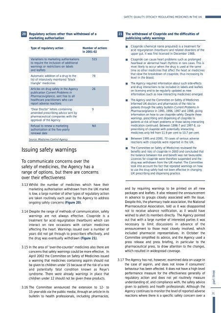 Safety, Quality, Efficacy: Regulating Medicines in the UK