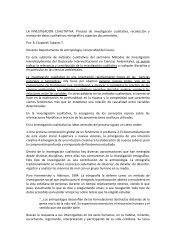 LA INVESTIGACION CUALITATIVA: Proceso de investigación ...