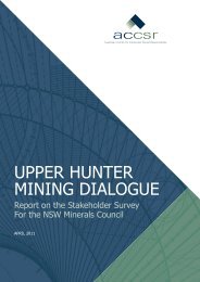 upper hunter mining diAlogue - ACCSR