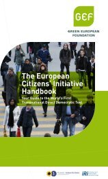 (EN) The European Citizens' Initiative Handbook. Your Guide ... - GEF