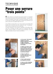 Poser une serrure âtrois pointsâ - Pays Loudunais