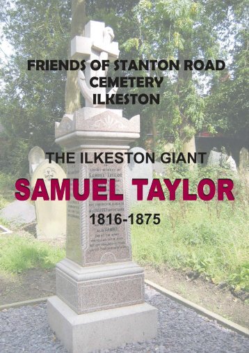 friends of stanton road cemetery ilkeston the ilkeston giant 1816-1875