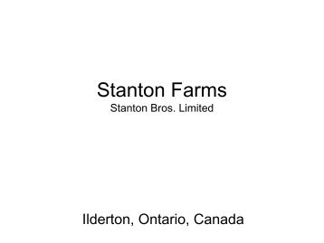 Stanton Farms Stanton Bros. Limited