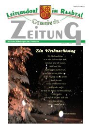 Gemeindezeitung Dezember 2008