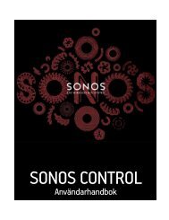 sonos control - Almando