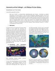 Geometrie auf der Erdkugel -- ein PlÃ¤doyer fÃ¼r den Globus