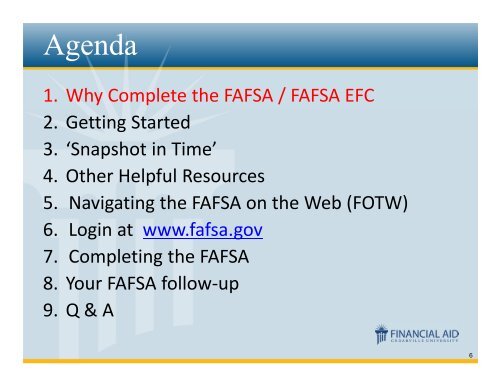 Completing the 2013-14 FAFSA