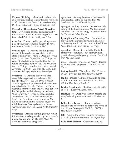 9 Seuss Dictionary - JohnThurlow.com