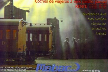 Coches de viajeros 2 ejes pasillo parcial. - Digital Tren