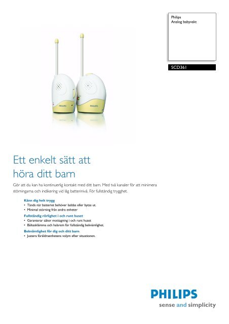 Philips scd361 hotsell