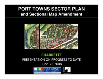 port towns sector plan - Prince George's County Planning Department