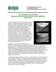 The Strategic Science  Plan - Northern Rocky Mountain Science ...