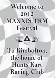 Welcome to 2012 MAXXIS TKM Festival To Kimbolton, the home of ...