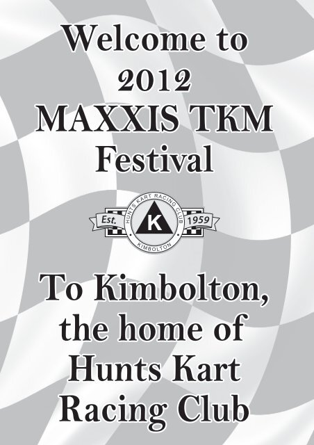 Welcome to 2012 MAXXIS TKM Festival To Kimbolton, the home of ...