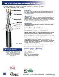 type tc-er - industrial instrumentation cable 10 - Advanced Digital ...