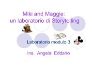 Miki and Maggie: un laboratorio di Storytelling - Scuola3D