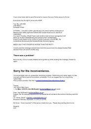 David Amos E-mails - CheckTheEvidence.com