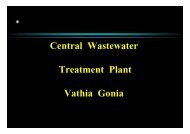 Central Wastewater Treatment Plant Vathia Gonia Central ... - ENSIC