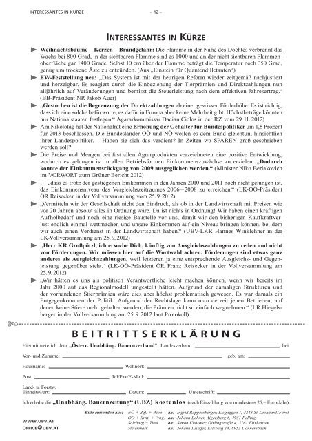 Download - UBV - Österreichischer Unabhängiger Bauernverband