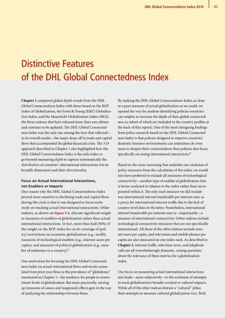 DHL Global Connectedness Index 2014