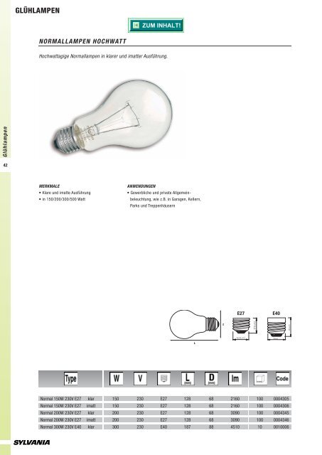 Leuchtstofflampen & T5 - Sylvania