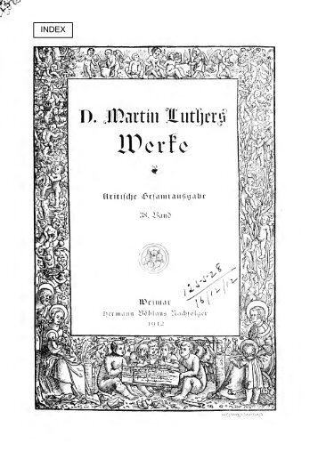 Schriften 1533/36 - Maarten Luther