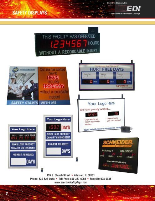 EDI Catalog - Electronic Displays, Inc.