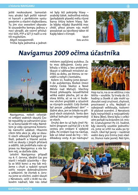 KAPITÃNSKÃ POÅ TA - HKVS