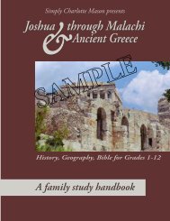 Joshua through Malachi & Ancient Greece - Simply Charlotte Mason