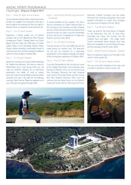 Gallipoli Brochure - Ipa