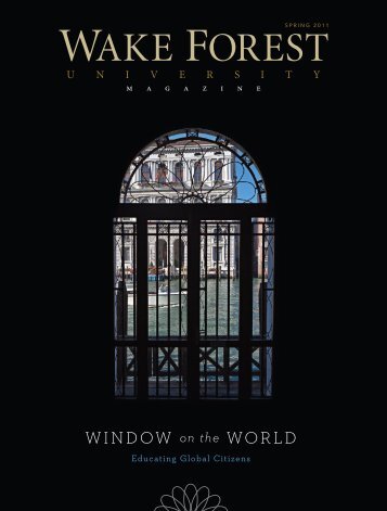 WINDOW on the WORLD - Past Issues - Wake Forest University