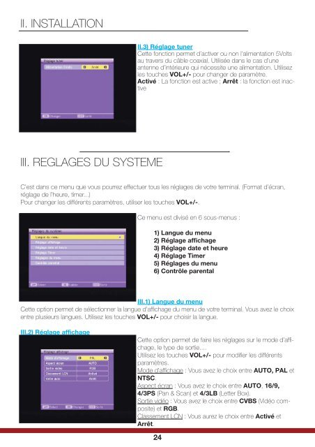 Notice d'utilisation - OPTEX