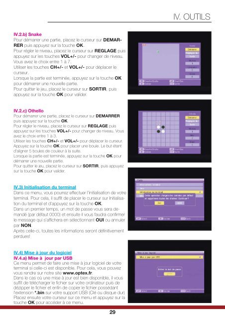 Notice d'utilisation - OPTEX