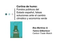 Cortinas de humo - Carbon Trade Watch