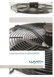 LuftvÃ¤rmare ATD (A,G) AEROTEMPERÂ® - Luvata