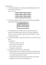 Bài táºp Javascript 1. Viết chương trình nháºp vào 2 sá» m(dòng), n(cá»t ...