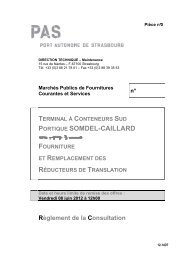 PORTIQUE SOMDEL-CAILLARD AFGÃ - Port autonome de strasbourg