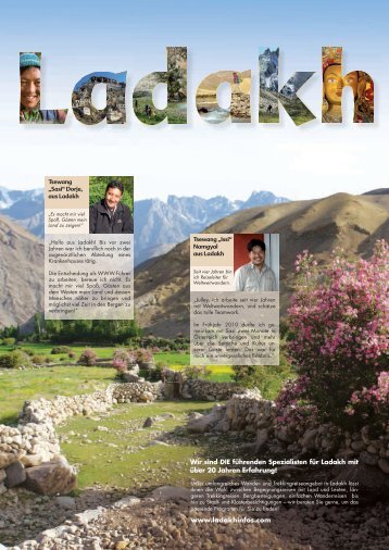 Von Spiti nach Ladakh - Weltweitwandern