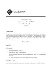 Protokoll vom 21.11.2012 - Fachschaft MINT - UniversitÃ¤t zu LÃ¼beck
