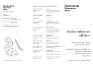 Programm MSK Aff 07 - Musikschule Knonaueramt