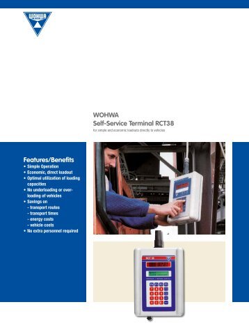 Product Brochure Self-Service Terminal RCT38 - WÃƒÂ–HWA ...