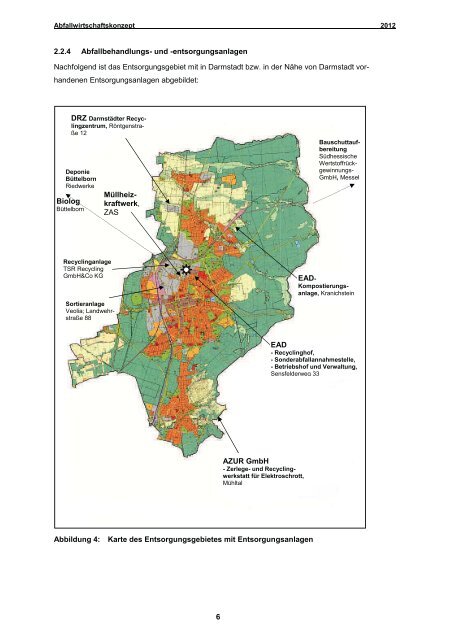 Abfallwirtschaftskonzept - EAD - Darmstadt