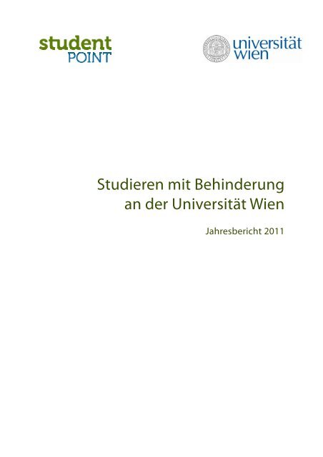 Studieren mit Behinderung an der UniversitÃ¤t Wien - Student Point ...