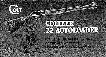 Colt Colteer .22 Autoloader