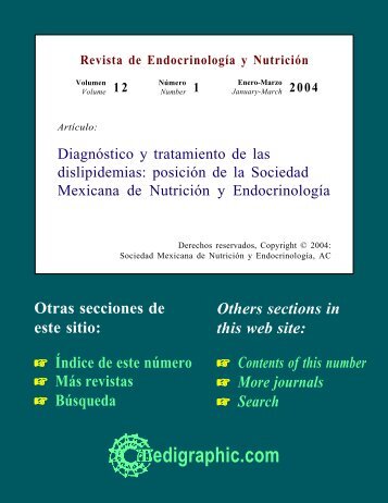 DiagnÃ³stico y tratamiento de las dislipidemias ... - edigraphic.com